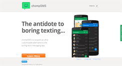 Desktop Screenshot of chompsms.com